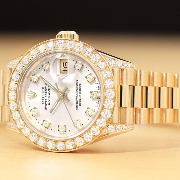 Rolex President 18k Gold Ladies Watch w/ factory box + hang tag!! - Picture 4 of 9